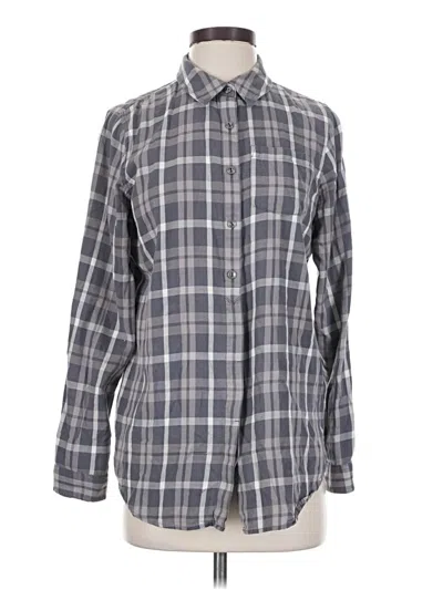 Pre-owned L.l.bean Long Sleeve Button Down Shirt In Gray