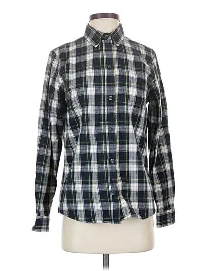 Pre-owned L.l.bean Long Sleeve Button Down Shirt In Green