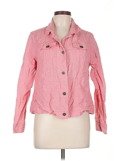 Pre-owned L.l.bean Long Sleeve Button Down Shirt In Pink