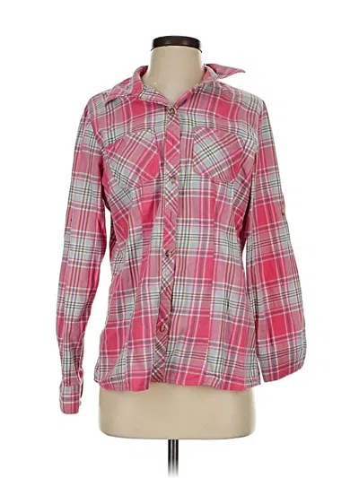 Pre-owned L.l.bean Long Sleeve Button Down Shirt In Pink