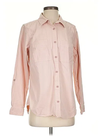 Pre-owned L.l.bean Long Sleeve Button Down Shirt In Pink