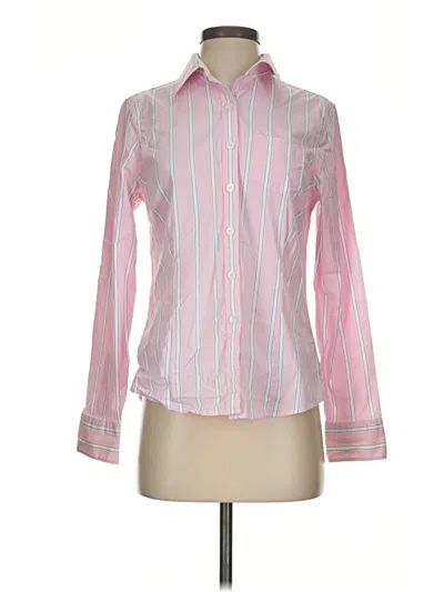 Pre-owned L.l.bean Long Sleeve Button Down Shirt In Pink