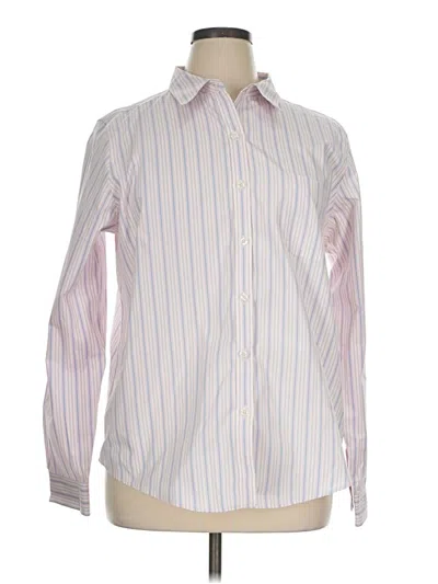 Pre-owned L.l.bean Long Sleeve Button Down Shirt In Pink
