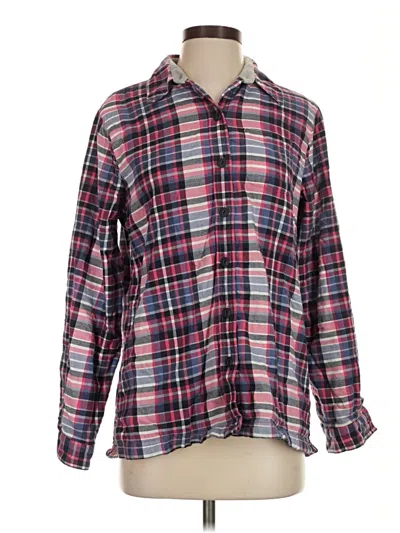 Pre-owned L.l.bean Long Sleeve Button Down Shirt In Pink