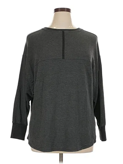 Pre-owned L.l.bean Long Sleeve Henley Shirt In Gray