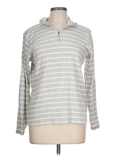 Pre-owned L.l.bean Long Sleeve Polo Shirt In Gray