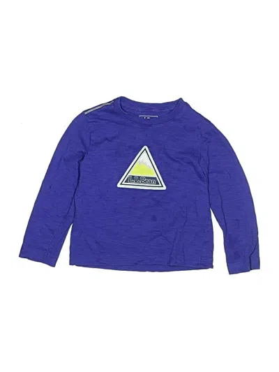 Pre-owned L.l.bean Kids' Long Sleeve Top Purple Tops