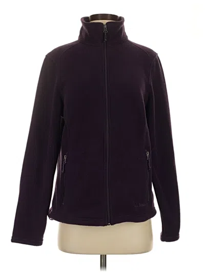 Pre-owned L.l.bean Long Sleeve Top Purple Turtleneck Tops