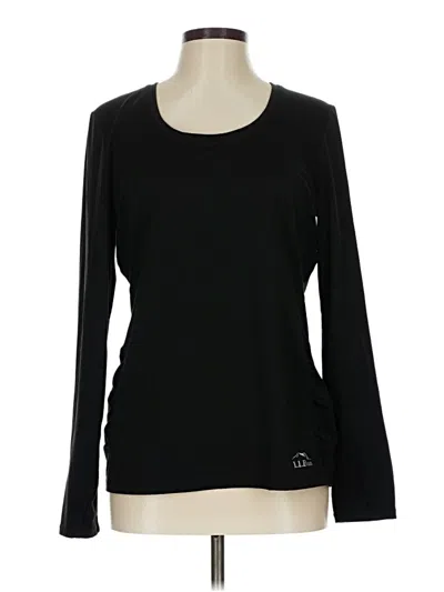 Pre-owned L.l.bean Long Sleeve T-shirt In Black
