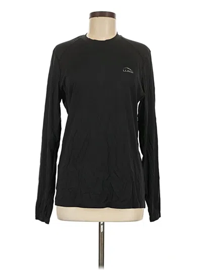 Pre-owned L.l.bean Long Sleeve T-shirt In Black