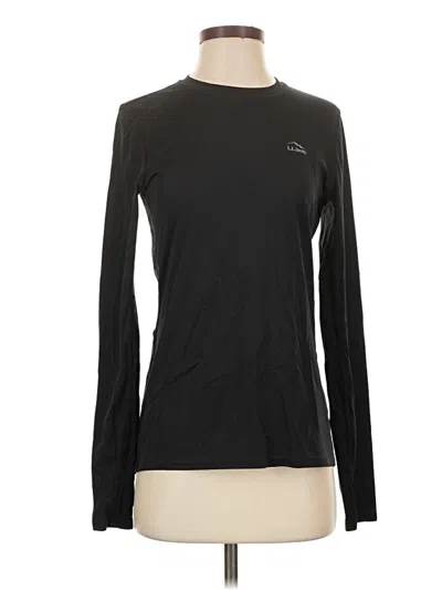 Pre-owned L.l.bean Long Sleeve T-shirt In Black