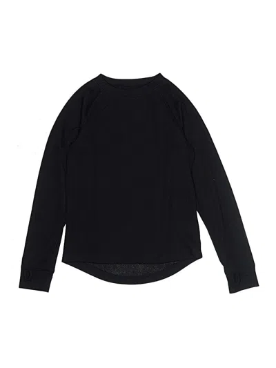 Pre-owned L.l.bean Kids' Long Sleeve T-shirt In Black