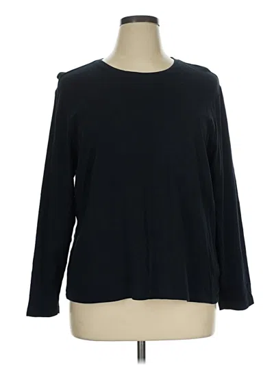 Pre-owned L.l.bean Long Sleeve T-shirt In Black