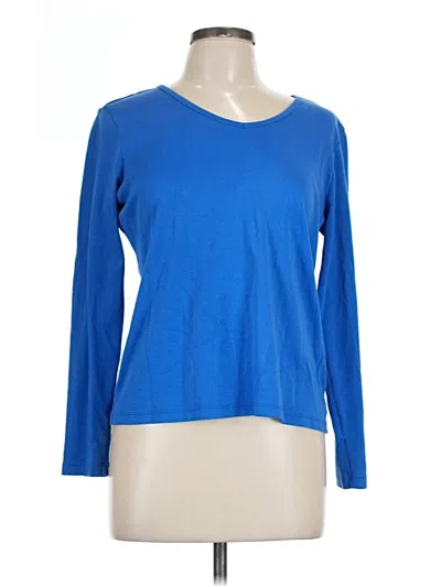 Pre-owned L.l.bean Long Sleeve T-shirt In Blue