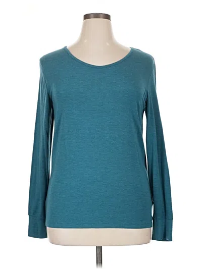 Pre-owned L.l.bean Long Sleeve T-shirt In Blue