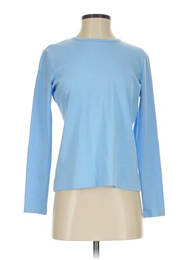 Pre-owned L.l.bean Long Sleeve T-shirt In Blue