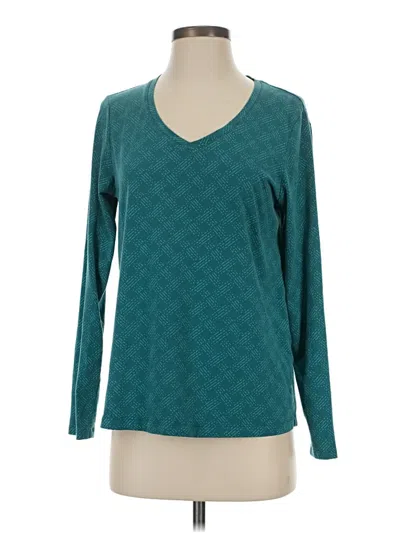 Pre-owned L.l.bean Long Sleeve T-shirt In Blue