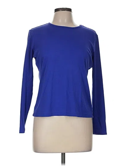Pre-owned L.l.bean Long Sleeve T-shirt In Blue