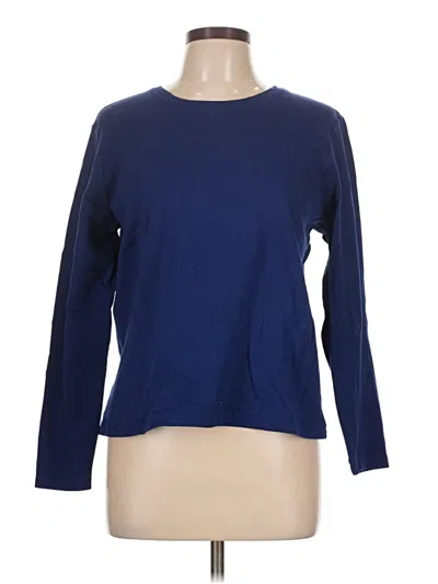 Pre-owned L.l.bean Long Sleeve T-shirt In Blue