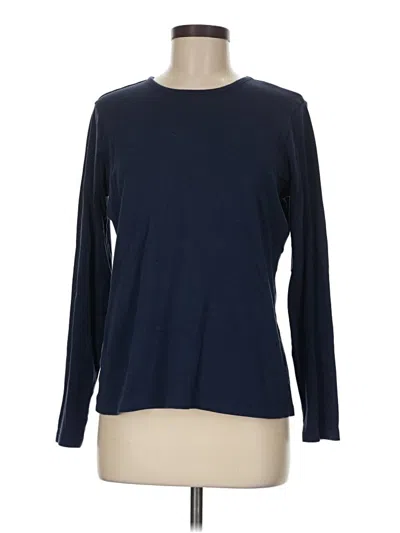 Pre-owned L.l.bean Long Sleeve T-shirt In Blue