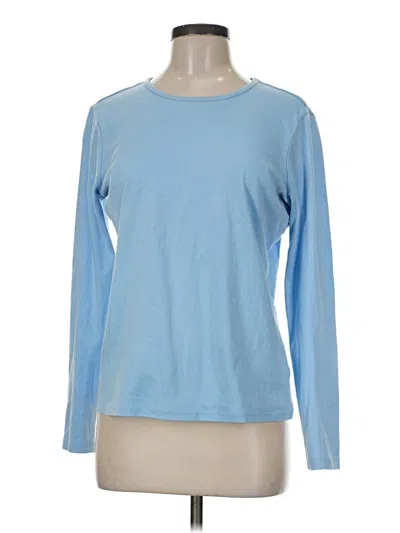 Pre-owned L.l.bean Long Sleeve T-shirt In Blue