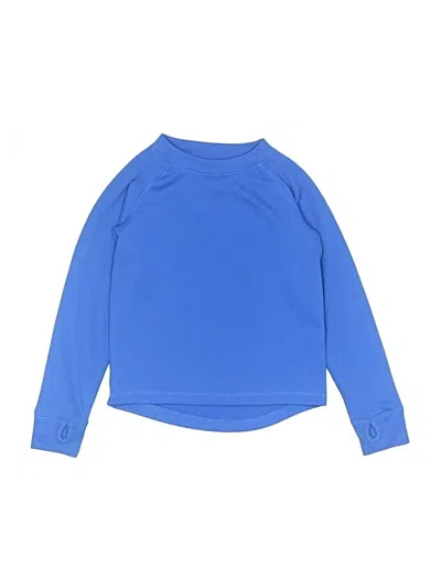 Pre-owned L.l.bean Kids' Long Sleeve T-shirt In Blue