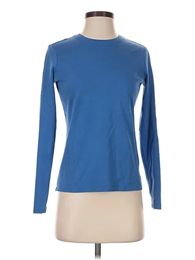 Pre-owned L.l.bean Long Sleeve T-shirt In Blue