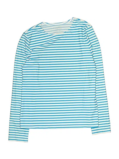 Pre-owned L.l.bean Kids' Long Sleeve T-shirt In Blue