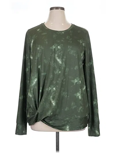 Pre-owned L.l.bean Long Sleeve T-shirt In Green