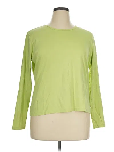 Pre-owned L.l.bean Long Sleeve T-shirt In Green