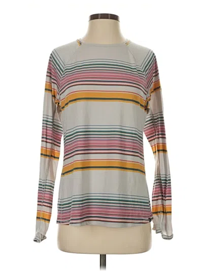 Pre-owned L.l.bean Long Sleeve T-shirt In Ivory