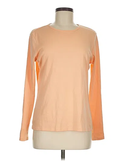 Pre-owned L.l.bean Long Sleeve T-shirt In Orange