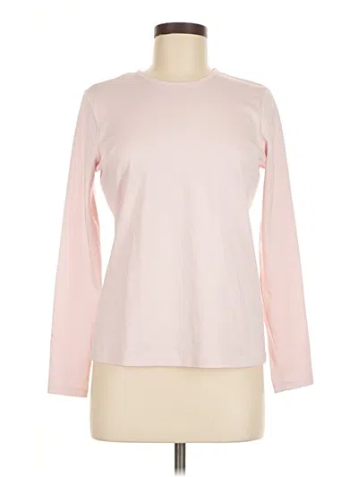 Pre-owned L.l.bean Long Sleeve T-shirt In Pink