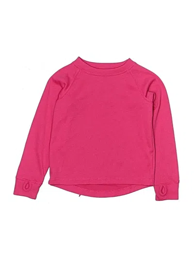 Pre-owned L.l.bean Kids' Long Sleeve T-shirt In Pink