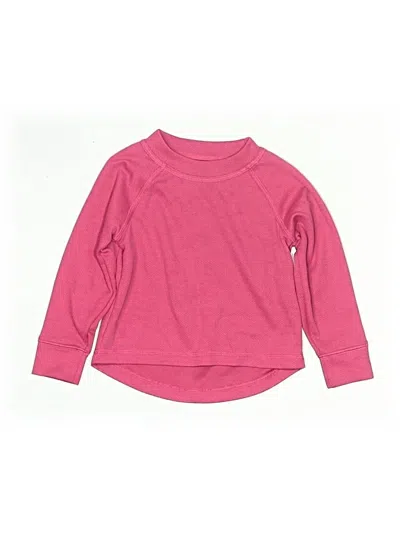 Pre-owned L.l.bean Kids' Long Sleeve T-shirt In Pink