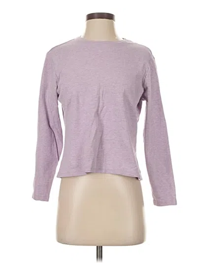 Pre-owned L.l.bean Long Sleeve T-shirt In Purple