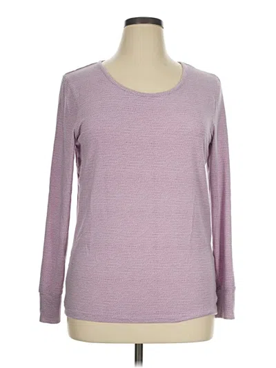 Pre-owned L.l.bean Long Sleeve T-shirt In Purple