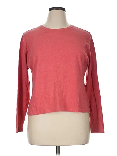 Pre-owned L.l.bean Long Sleeve T-shirt In Red