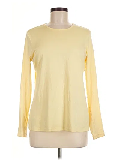 Pre-owned L.l.bean Long Sleeve T-shirt In Yellow