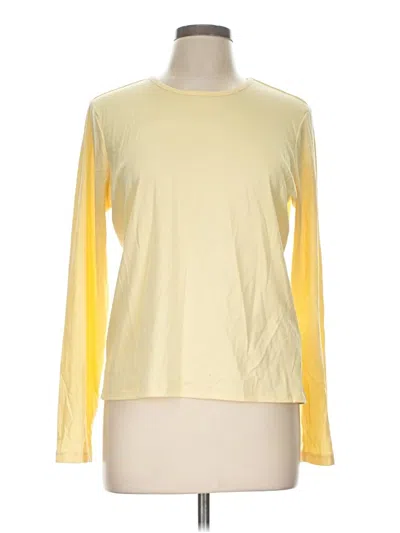 Pre-owned L.l.bean Long Sleeve T-shirt In Yellow