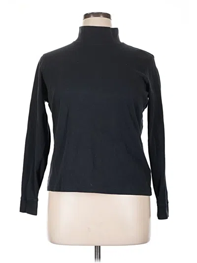 Pre-owned L.l.bean Long Sleeve Turtleneck In Black