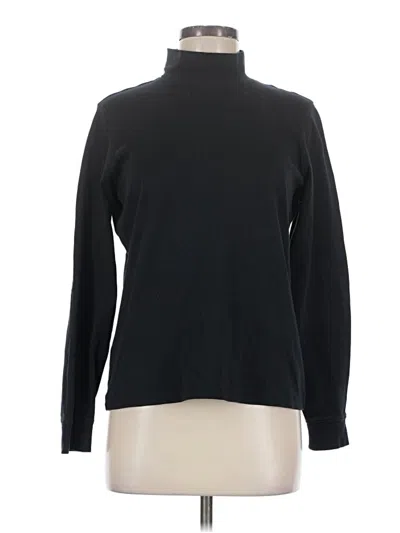 Pre-owned L.l.bean Long Sleeve Turtleneck In Black