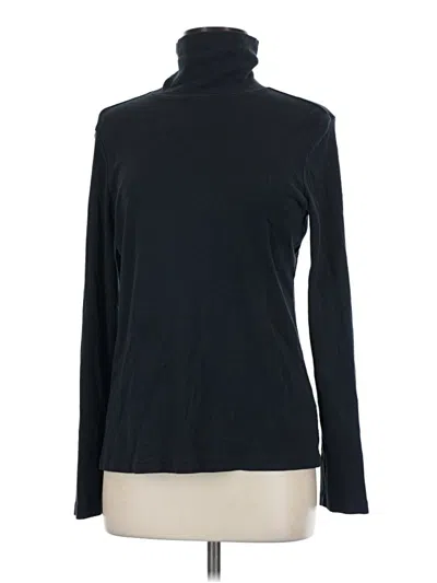 Pre-owned L.l.bean Long Sleeve Turtleneck In Black