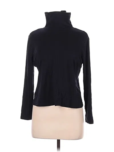 Pre-owned L.l.bean Long Sleeve Turtleneck In Black
