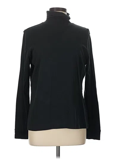 Pre-owned L.l.bean Long Sleeve Turtleneck In Black
