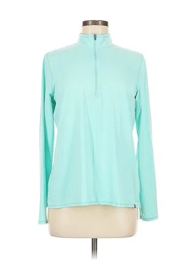 Pre-owned L.l.bean Long Sleeve Turtleneck In Blue