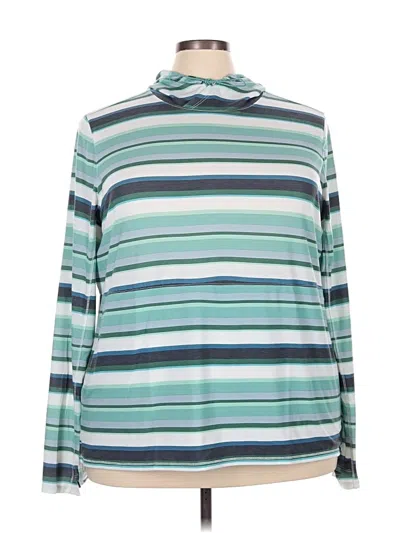 Pre-owned L.l.bean Long Sleeve Turtleneck In Blue