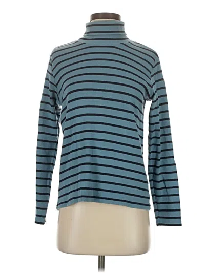 Pre-owned L.l.bean Long Sleeve Turtleneck In Blue