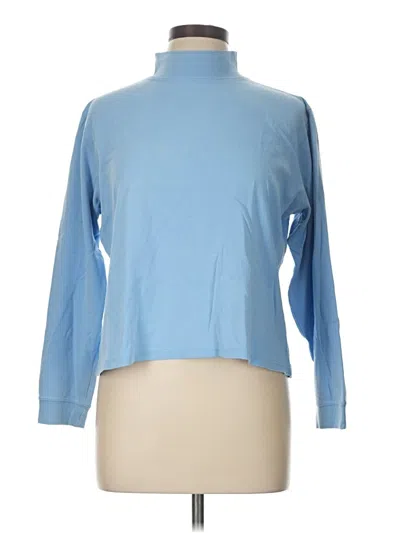 Pre-owned L.l.bean Long Sleeve Turtleneck In Blue