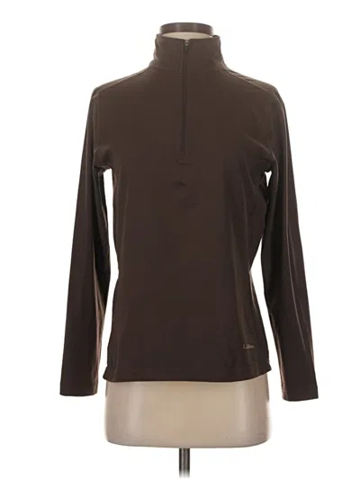 Pre-owned L.l.bean Long Sleeve Turtleneck In Brown